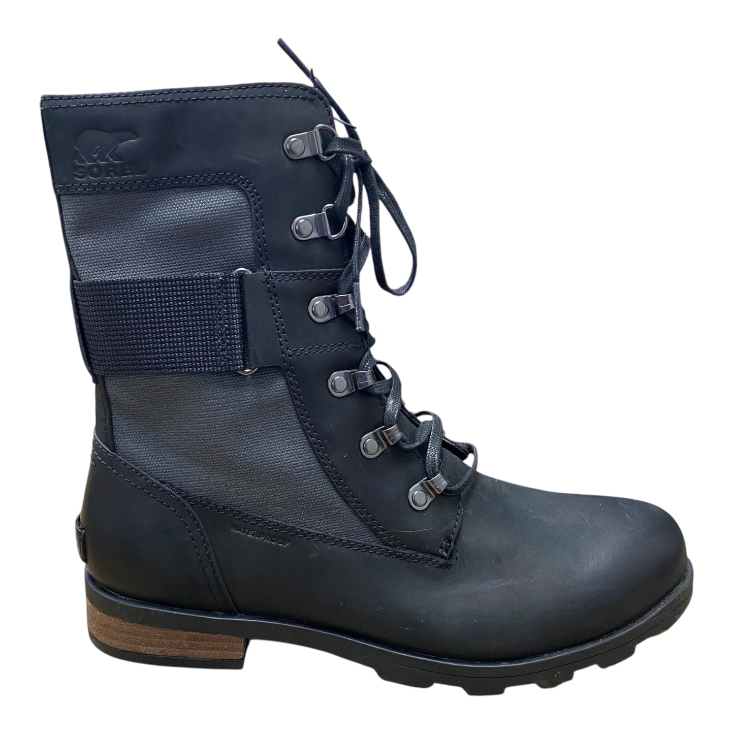Boots Designer By Sorel In Black & Grey, Size:10