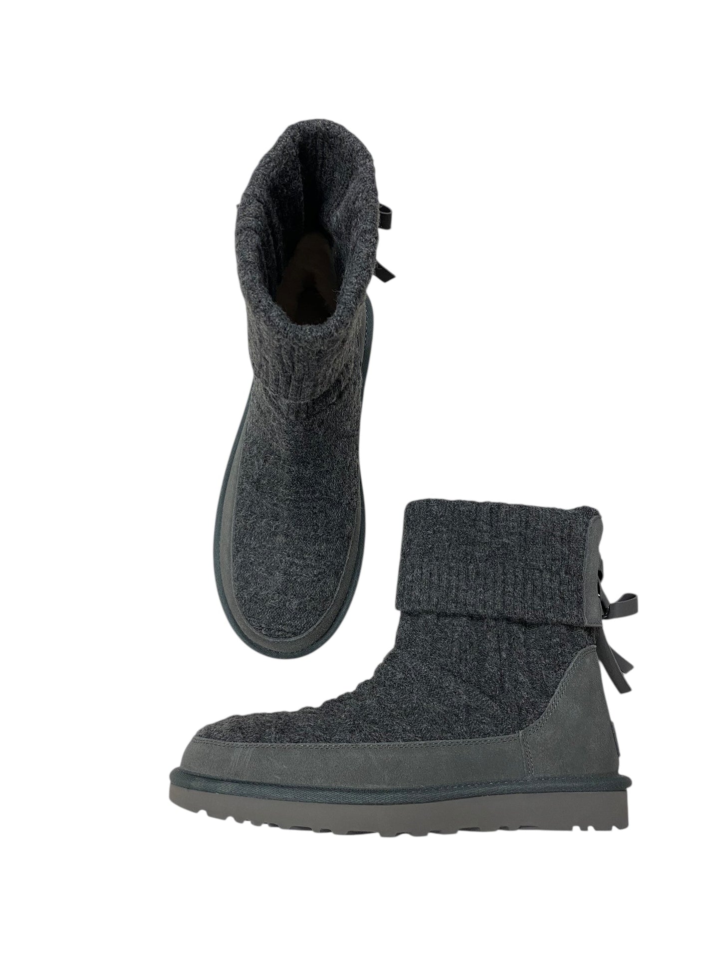 Boots Designer By Ugg In Grey, Size:8