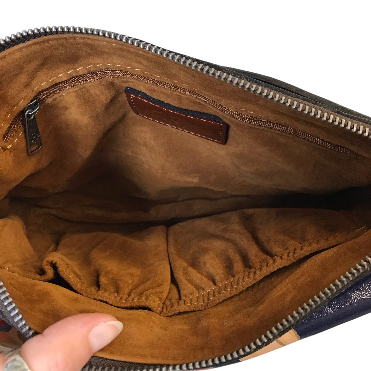 Crossbody Designer By Patricia Nash In Blue, Size:Medium