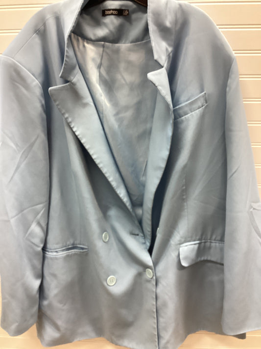 Blazer By Boohoo Boutique In Blue, Size:24