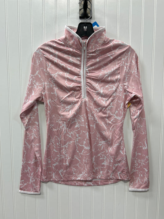 Athletic Top Ls Crewneck By Columbia In Orange, Size:S