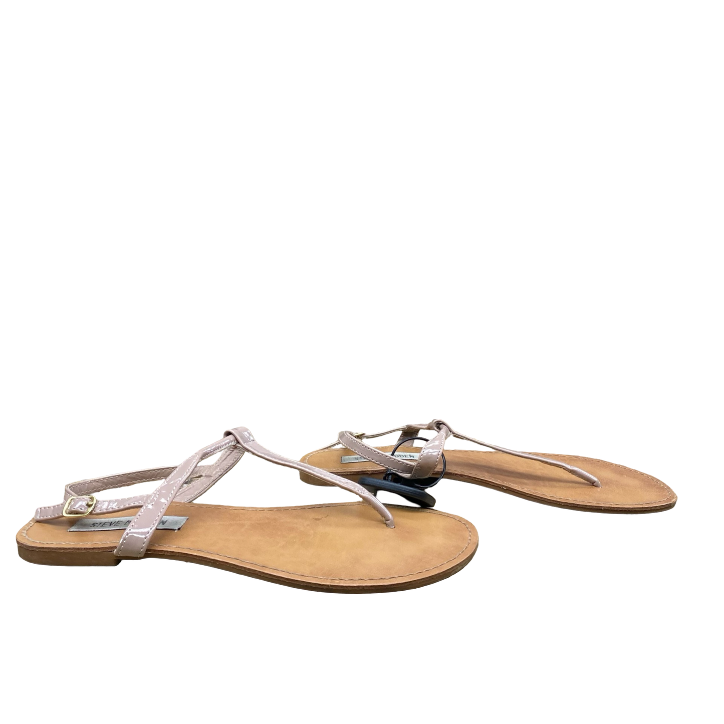 Sandals Flats By Steve Madden In Taupe, Size:8.5