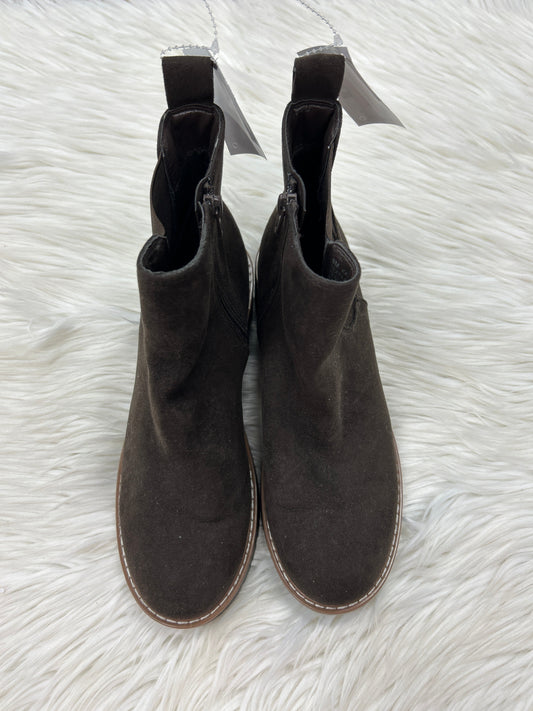 Boots Ankle Flats By Kensie In Brown, Size:8