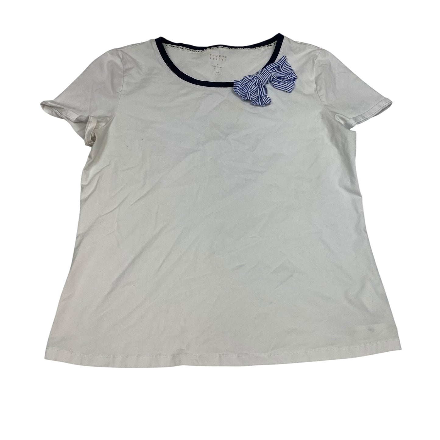 Top Ss Designer By Kate Spade In White, Size:Xl