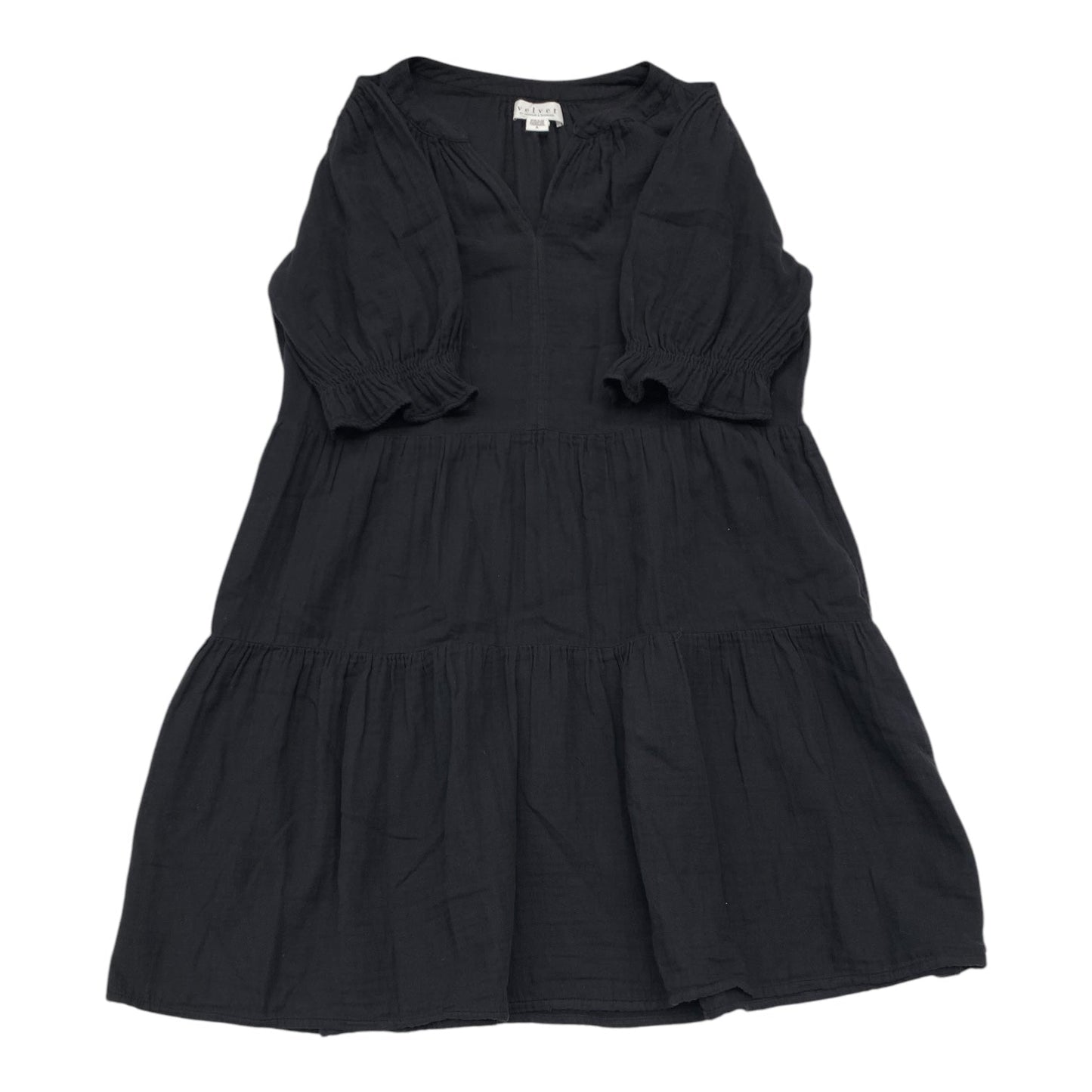 Dress Casual Midi By Velvet In Black, Size:S