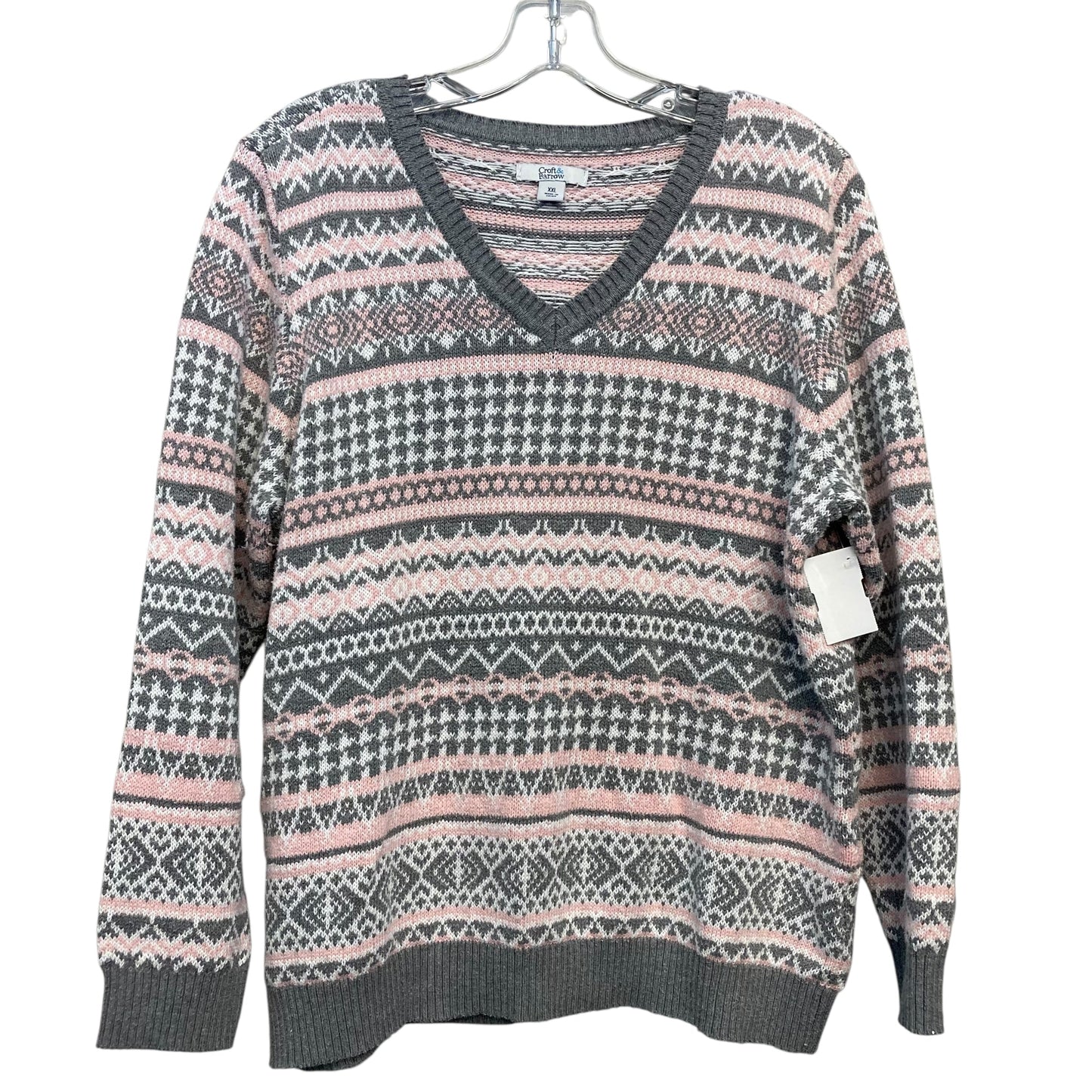 Sweater By Croft And Barrow In Multi, Size:1X