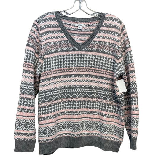 Sweater By Croft And Barrow In Multi, Size:1X