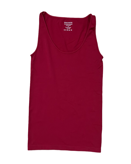 Tank Top By Zenana Outfitters In Red, Size:M