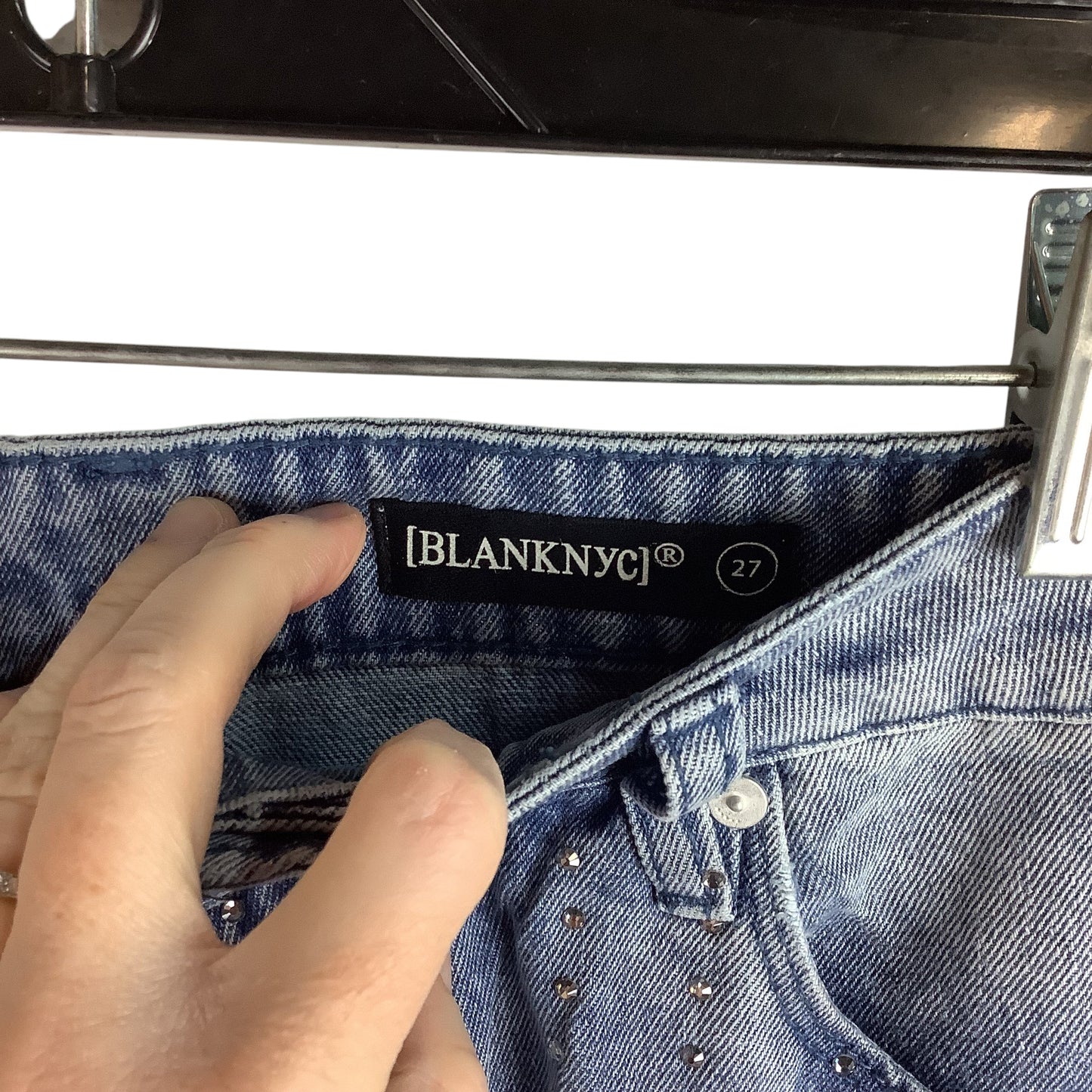 Jeans Designer By Blanknyc In Blue Denim, Size: 4 (27)