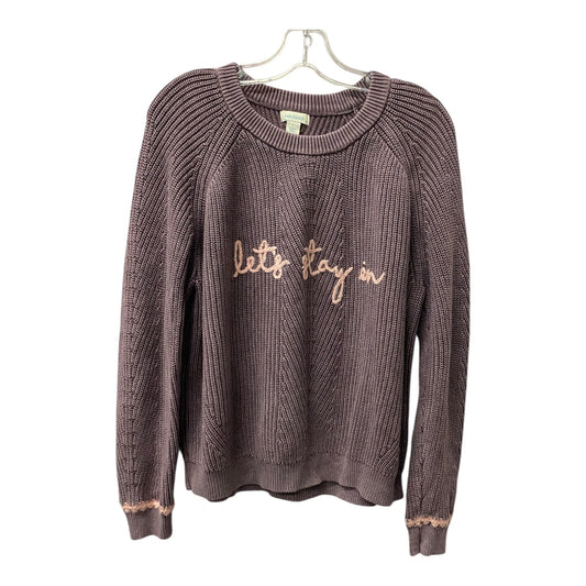 Sweater By Sundance In Purple, Size:L