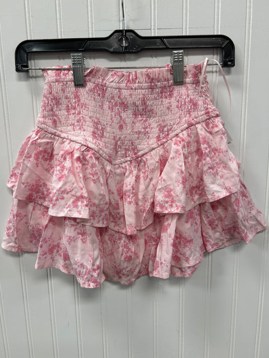 Skirt Mini & Short By Altard State In Pink, Size:Xs