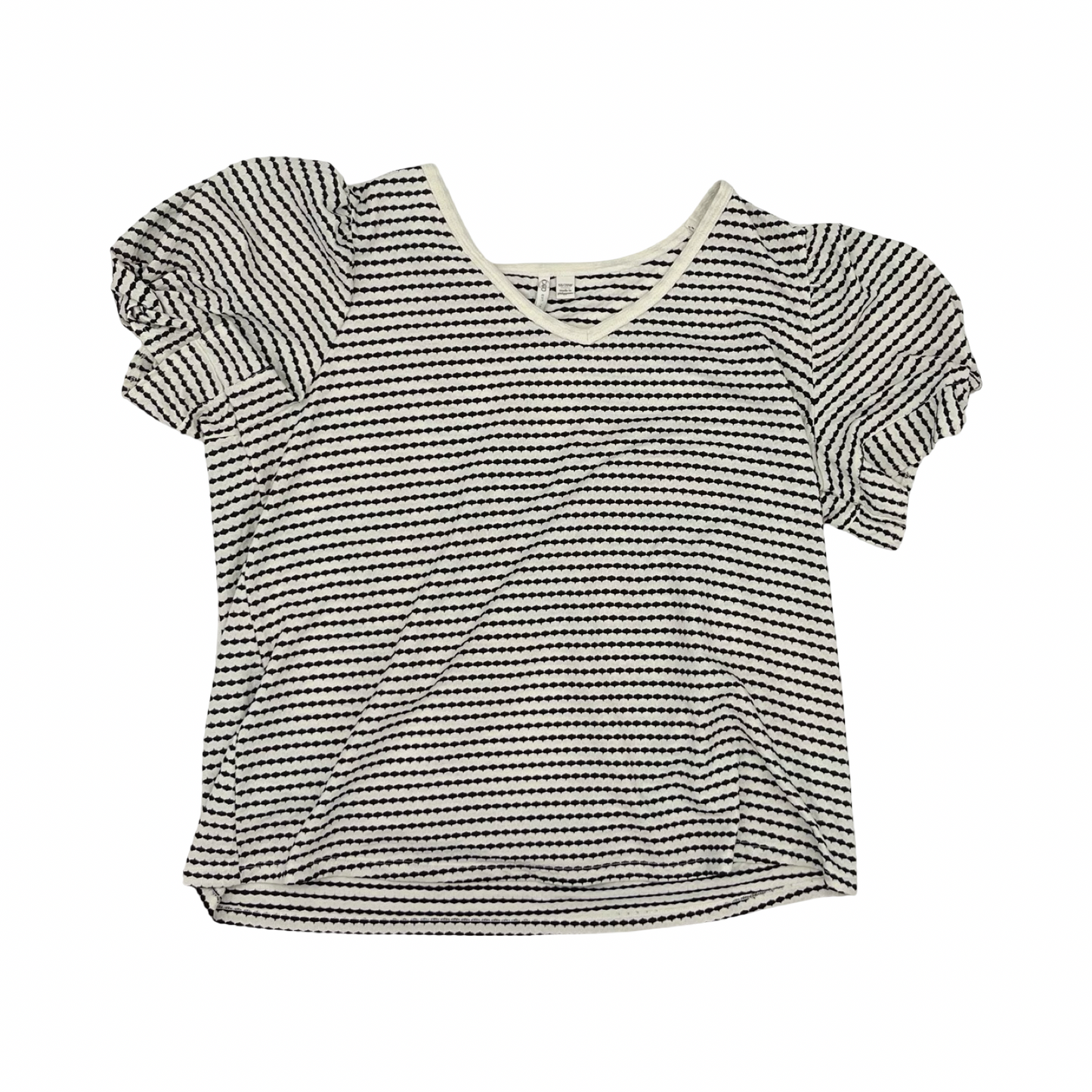 Top Ss By Cato In Black & White, Size:1X