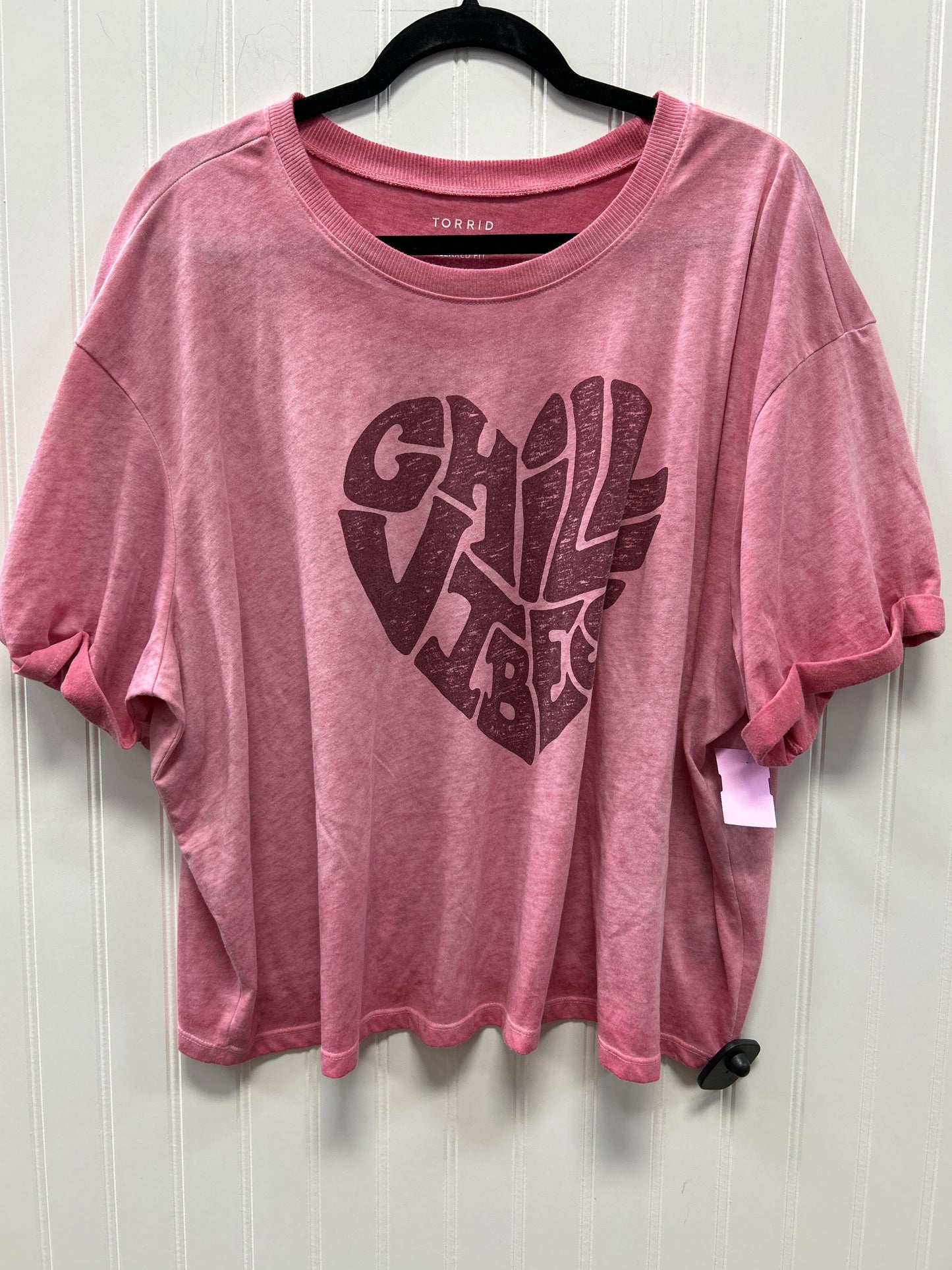 Top Ss By Torrid In Pink, Size:2X