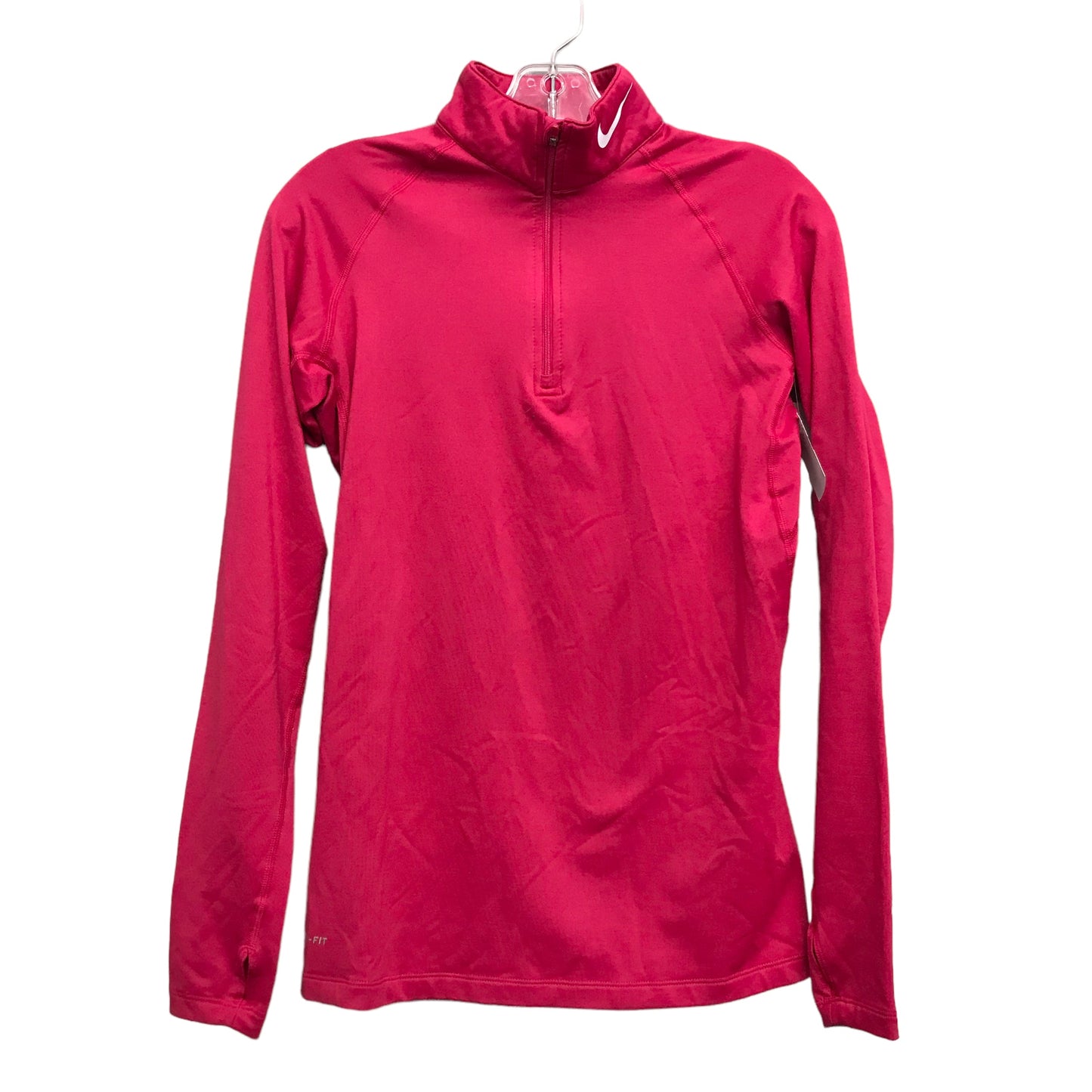 PINK ATHLETIC TOP LS COLLAR by NIKE Size:M