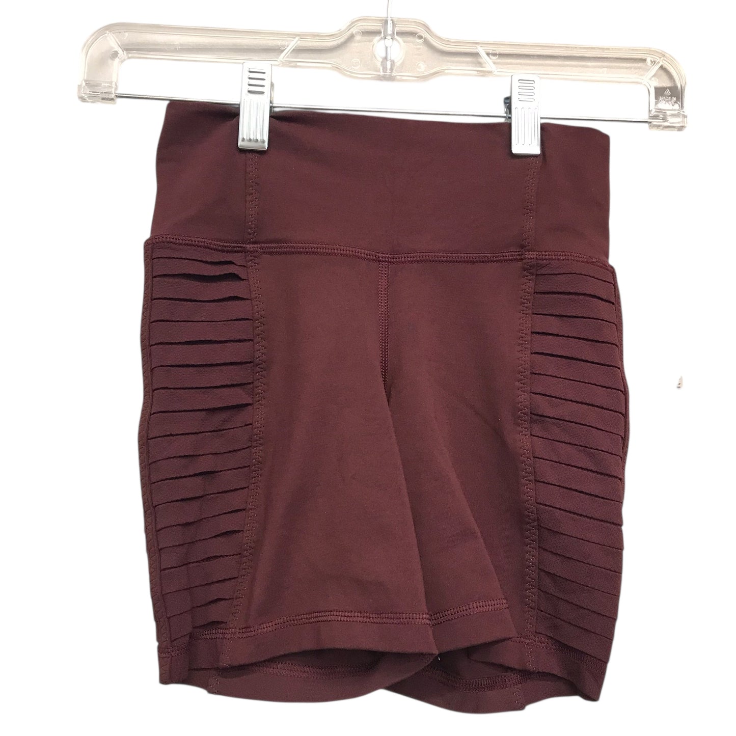 Athletic Shorts By Lululemon In Red, Size:Xs