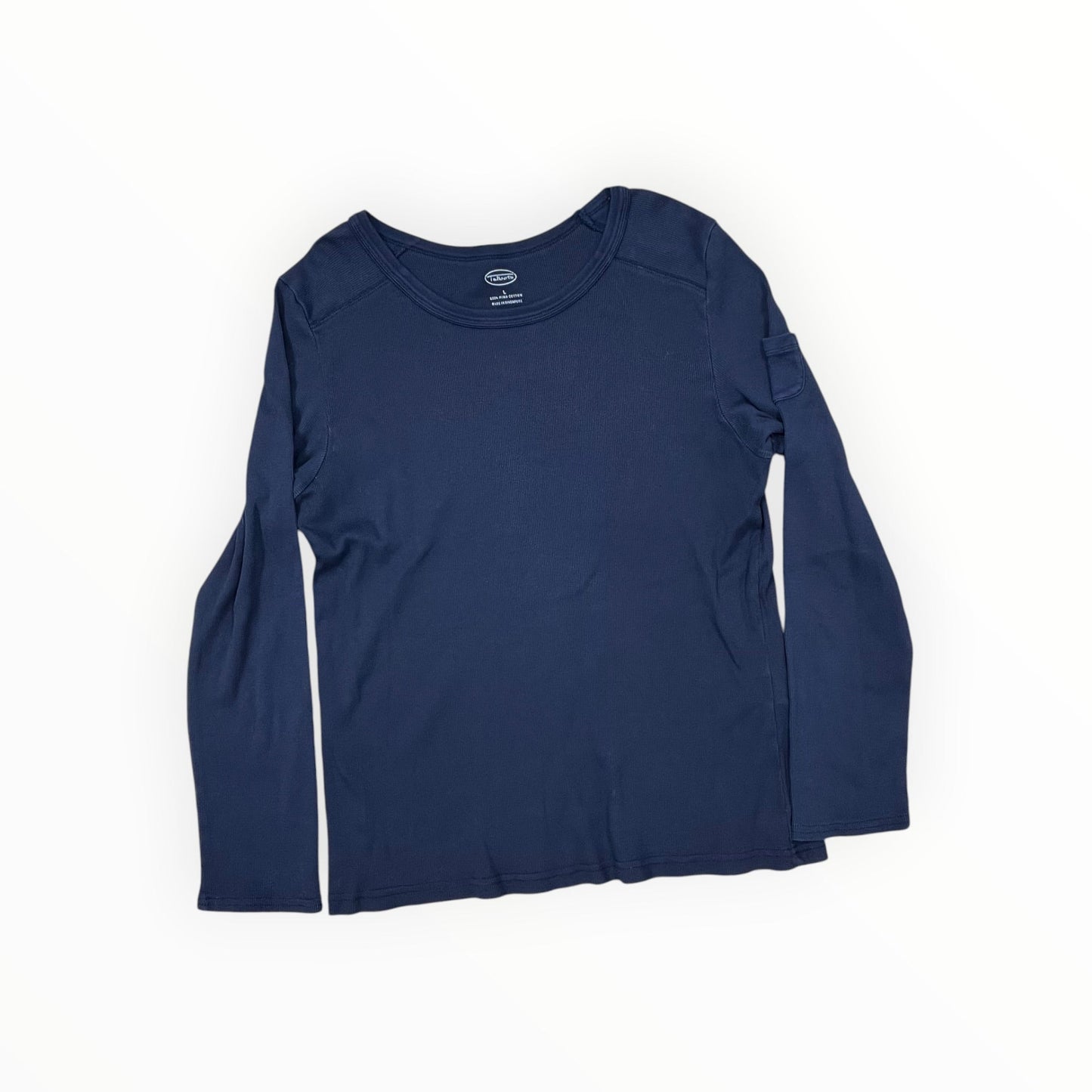 Top Ls Basic By Talbots In Navy, Size:L