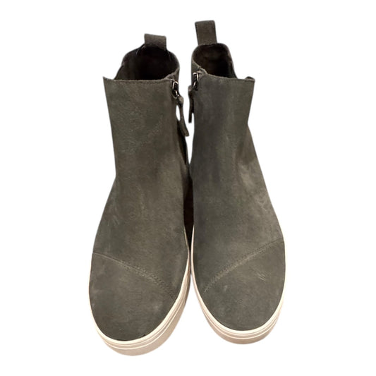 Shoes Flats By Toms In Green, Size:9.5