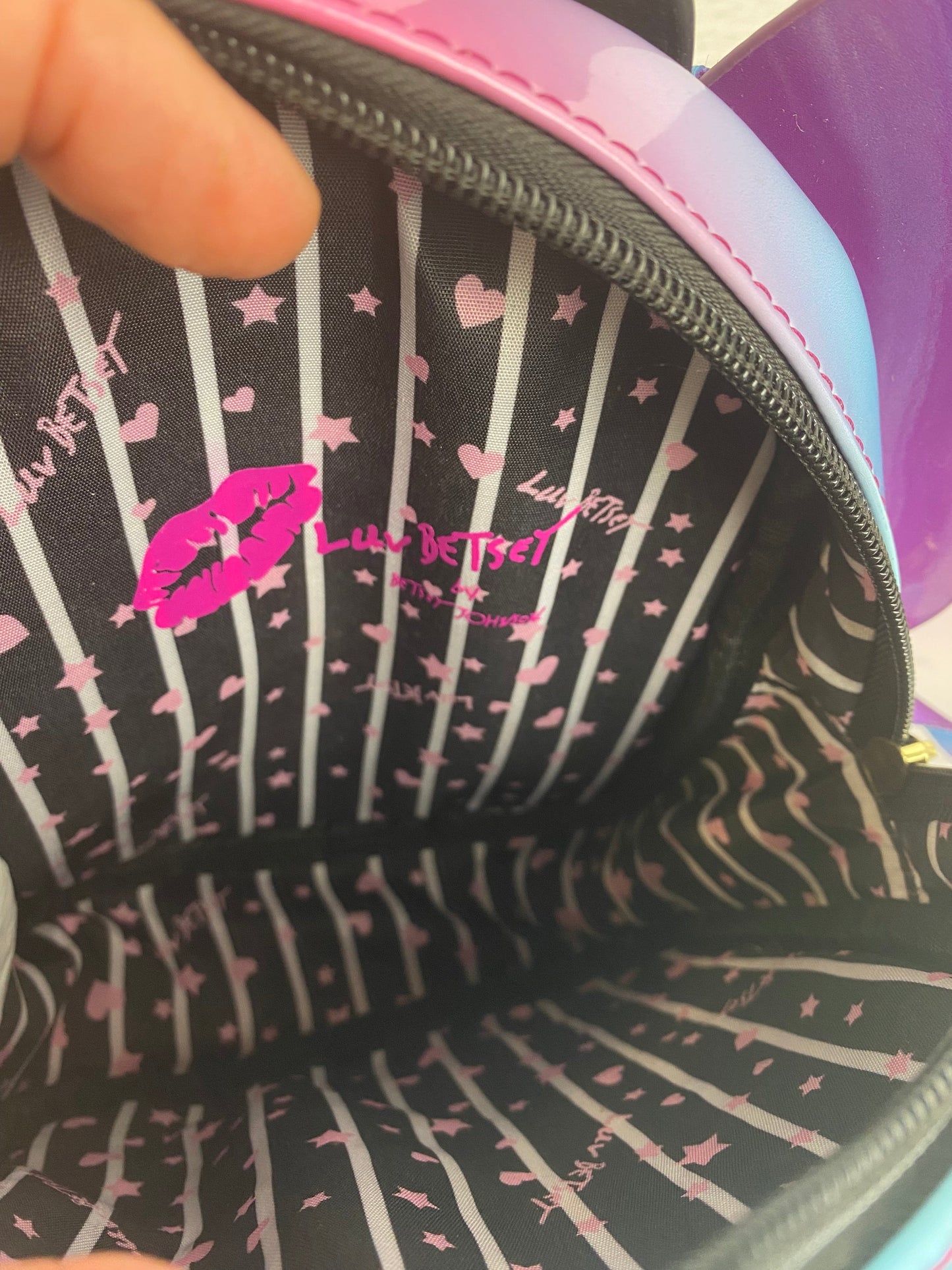 Backpack By Betsey Johnson, Size: Small