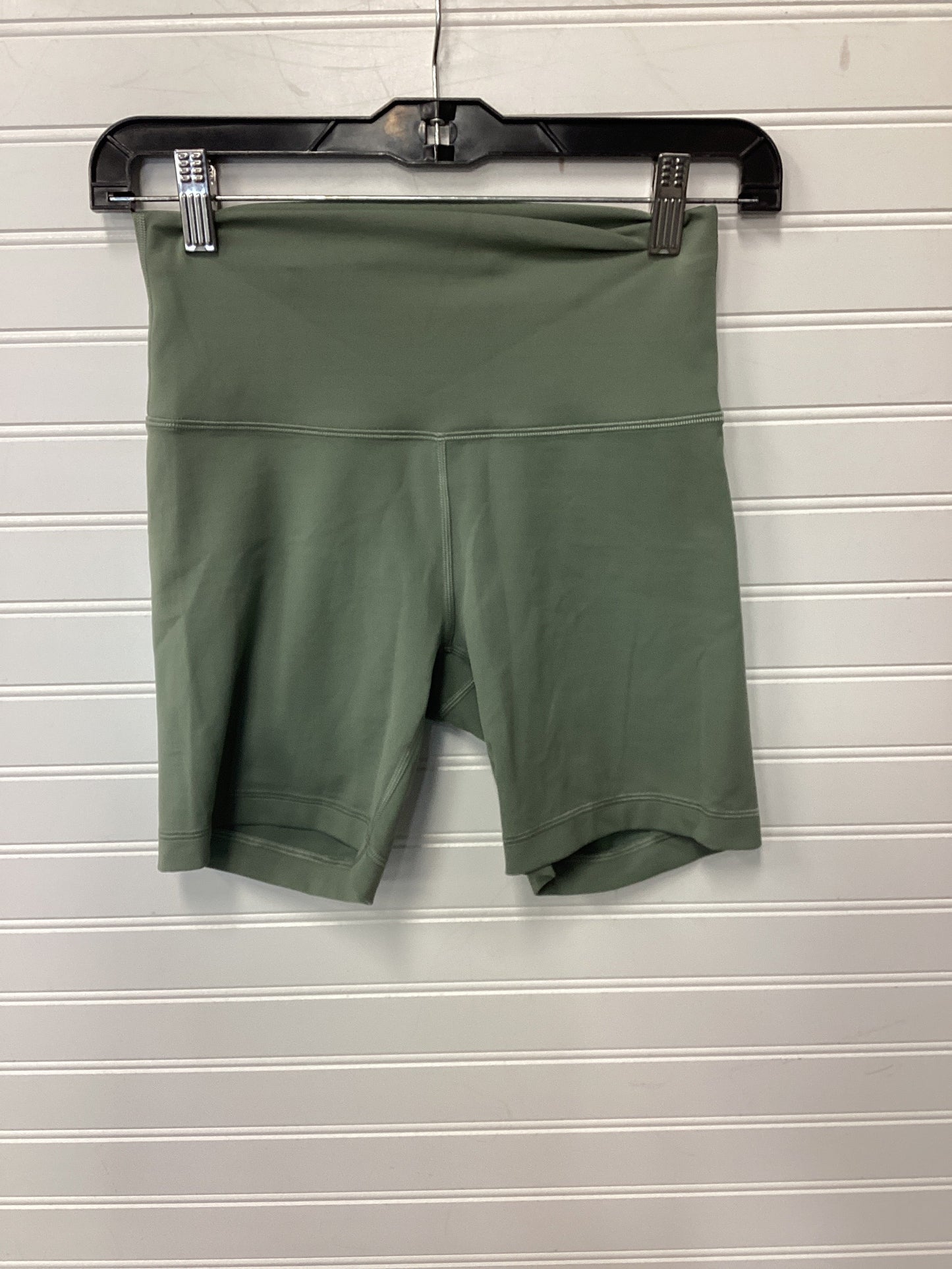 Athletic Shorts By Lululemon In Green, Size:6