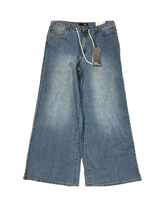 Jeans Wide Leg By 1822 Denim In Blue Denim, Size:12