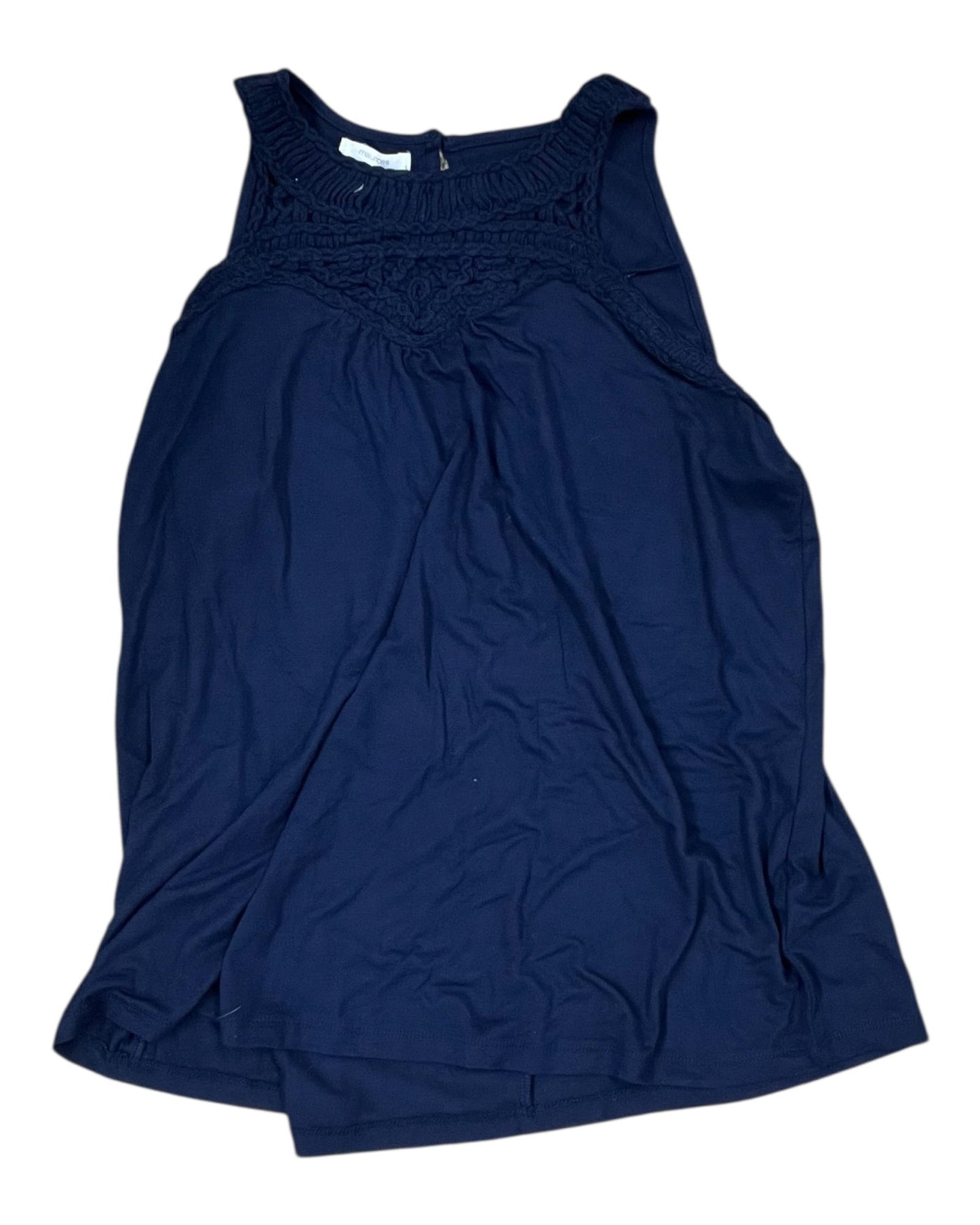 Top Sleeveless By Maurices In Blue, Size:L