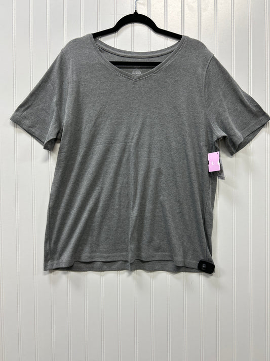 Top Ss By Cj Banks In Grey, Size:1X