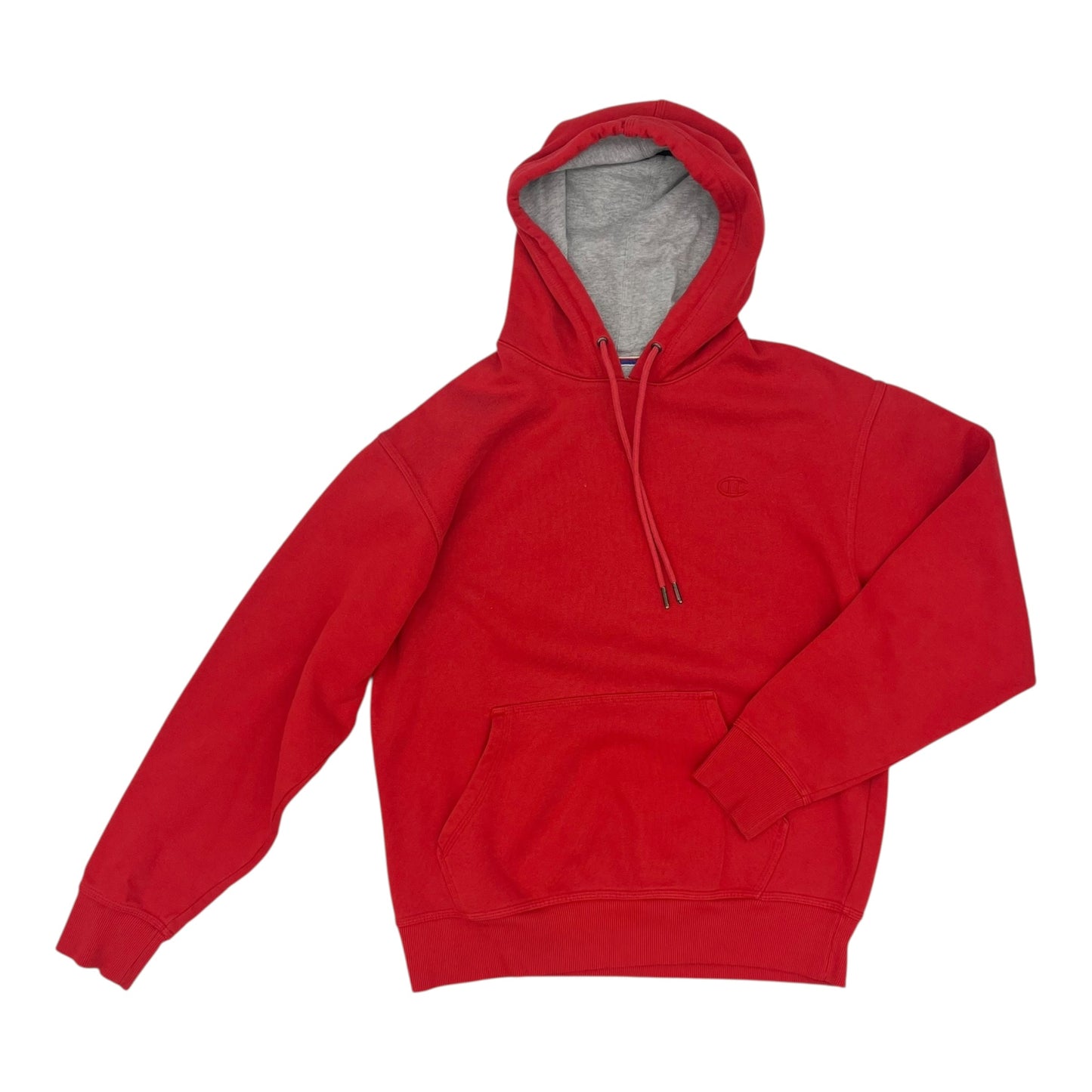 Athletic Sweatshirt Hoodie By Champion In Red, Size:M