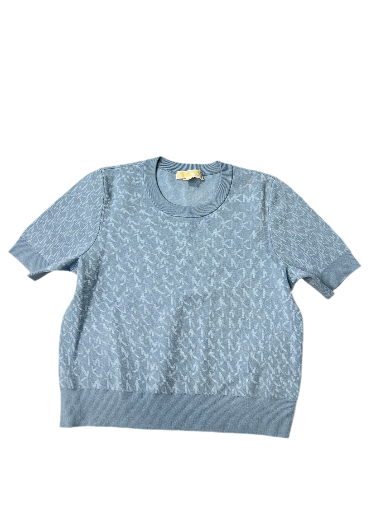 Top Short Sleeve By Michael By Michael Kors In Blue, Size: L