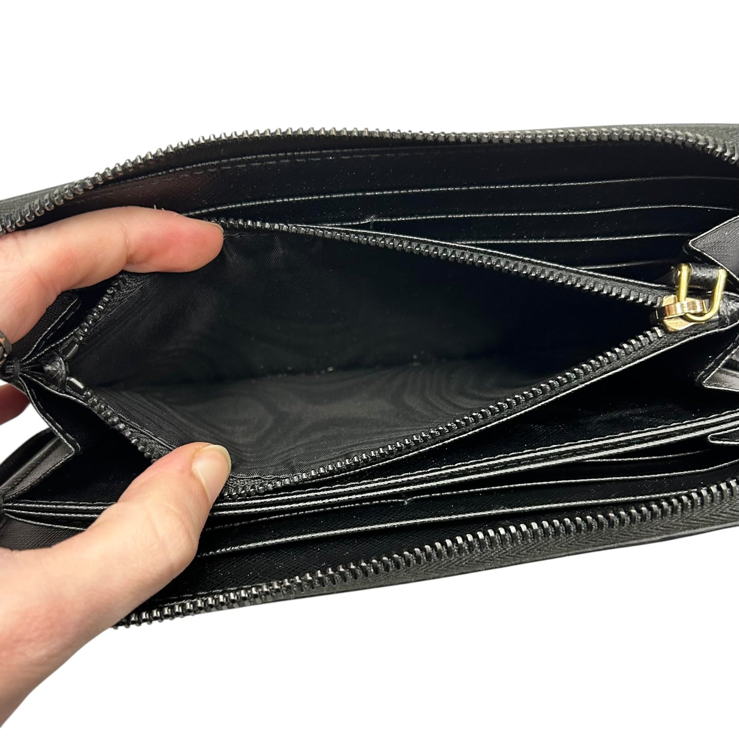 Wallet Luxury Designer By Prada, Size: Large