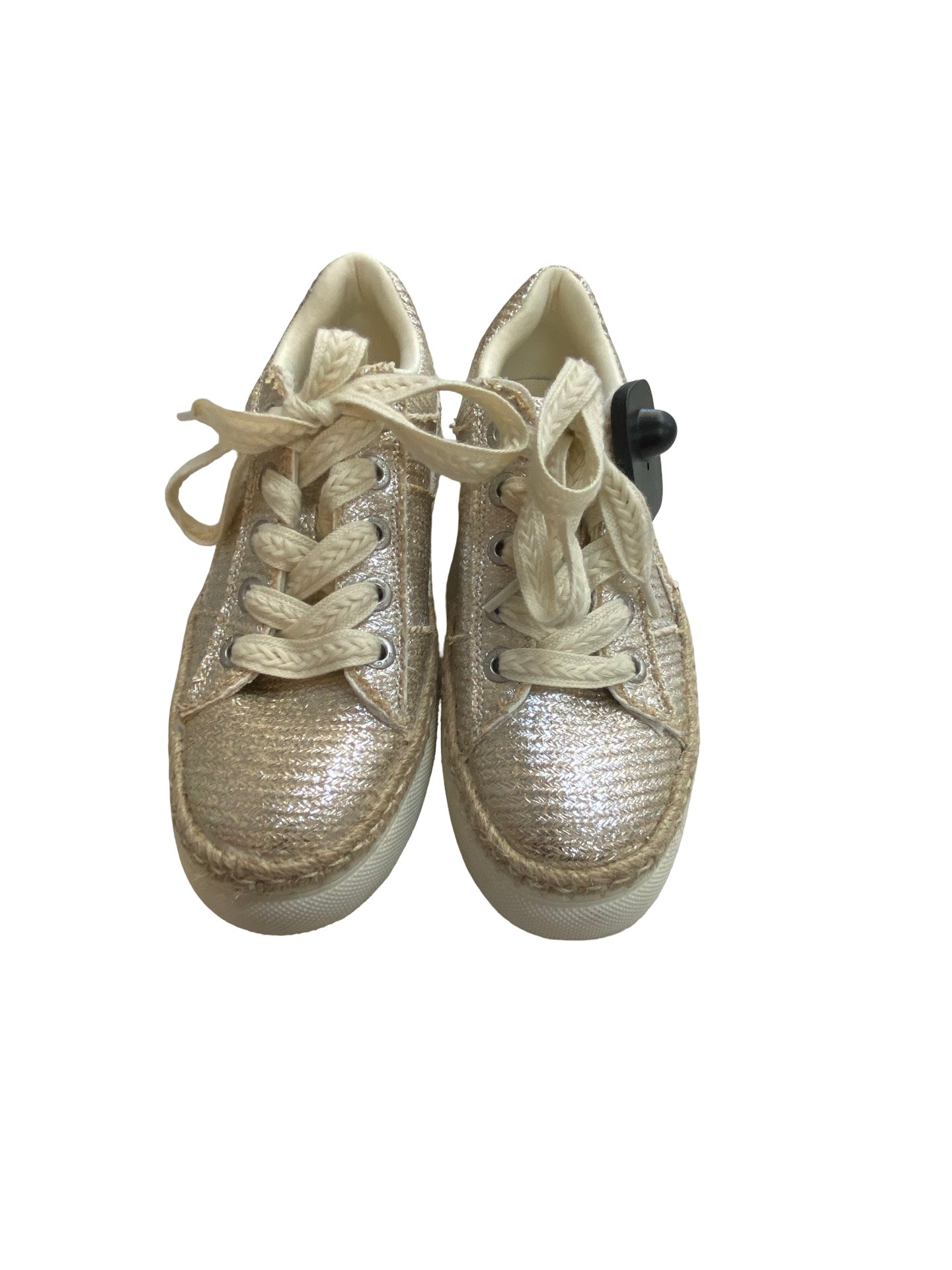 Shoes Sneakers By Blowfish In Gold & White, Size:7.5