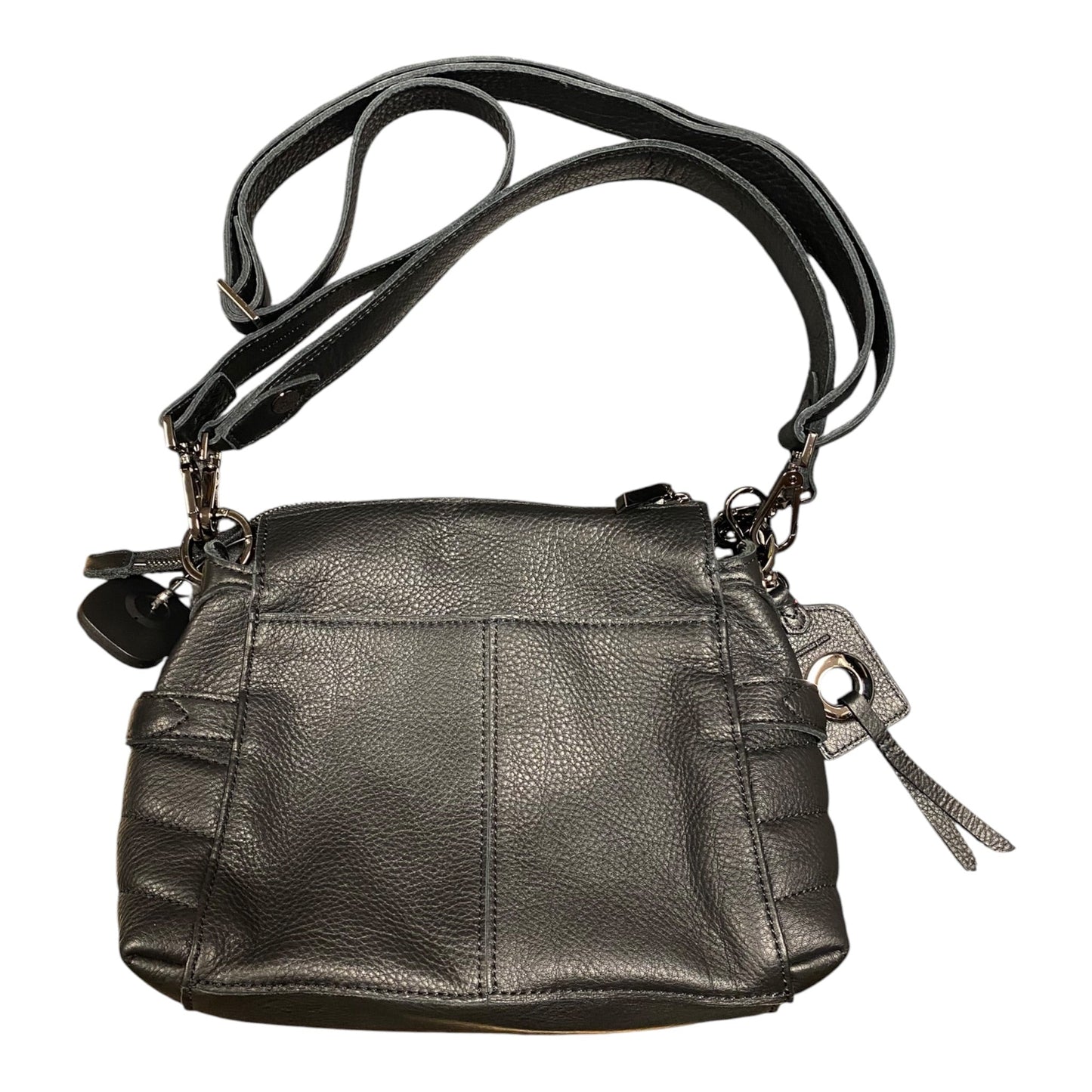Handbag Designer By Hammitt In Black with key chain. Size:Medium