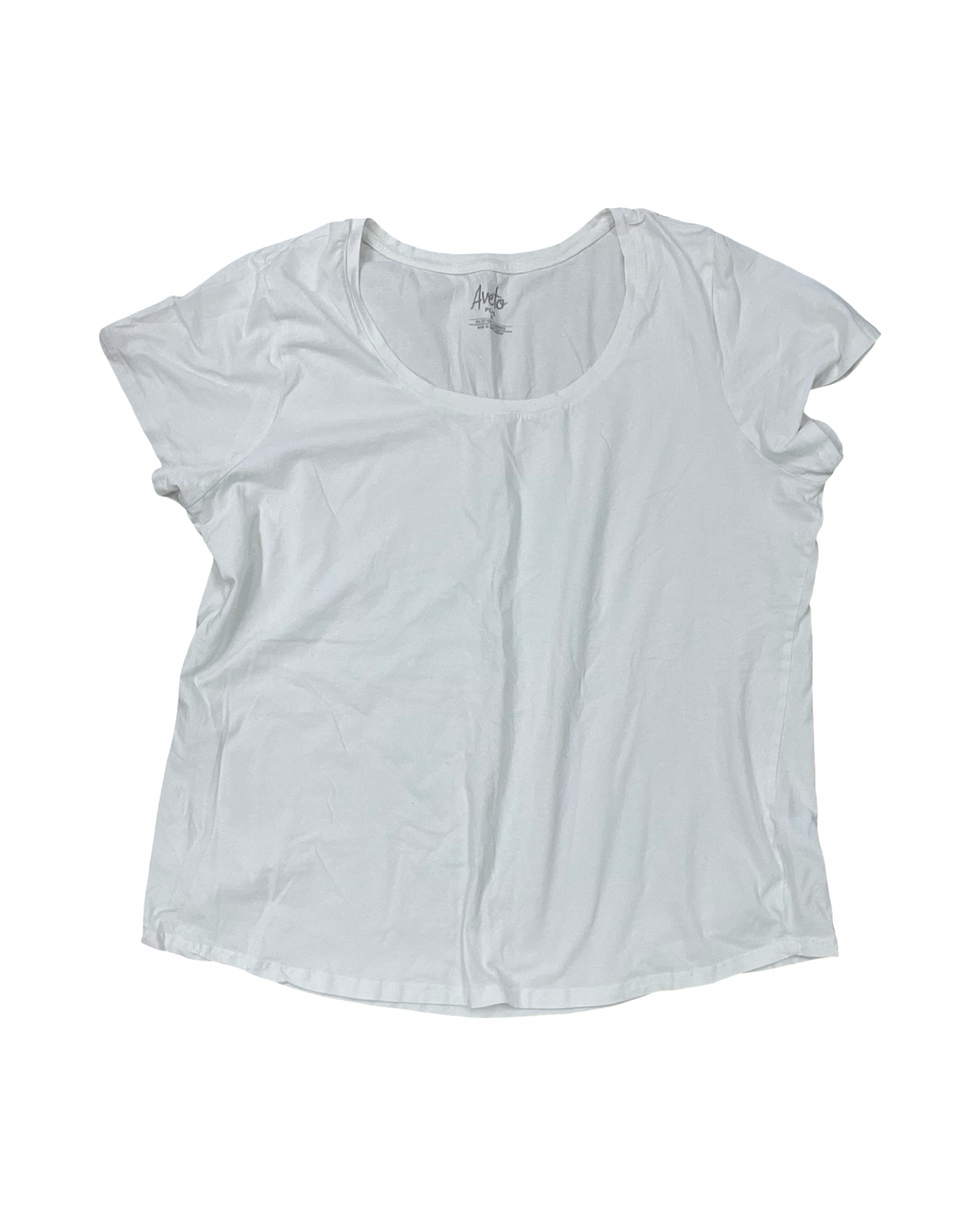 Top Ss By Clothes Mentor In White, Size:3X