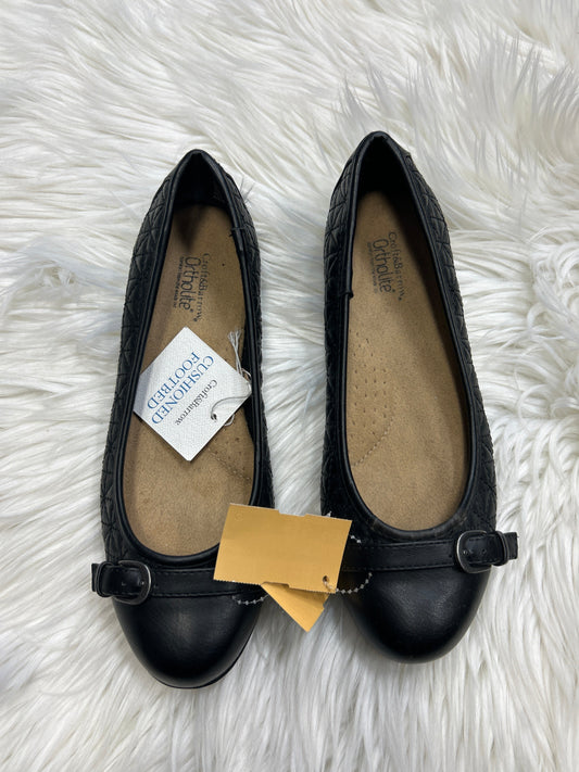 Shoes Flats By Croft And Barrow In Black, Size:7 NWT