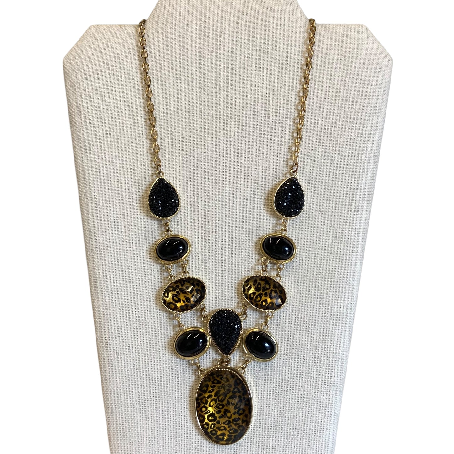 Necklace Statement In Animal Print