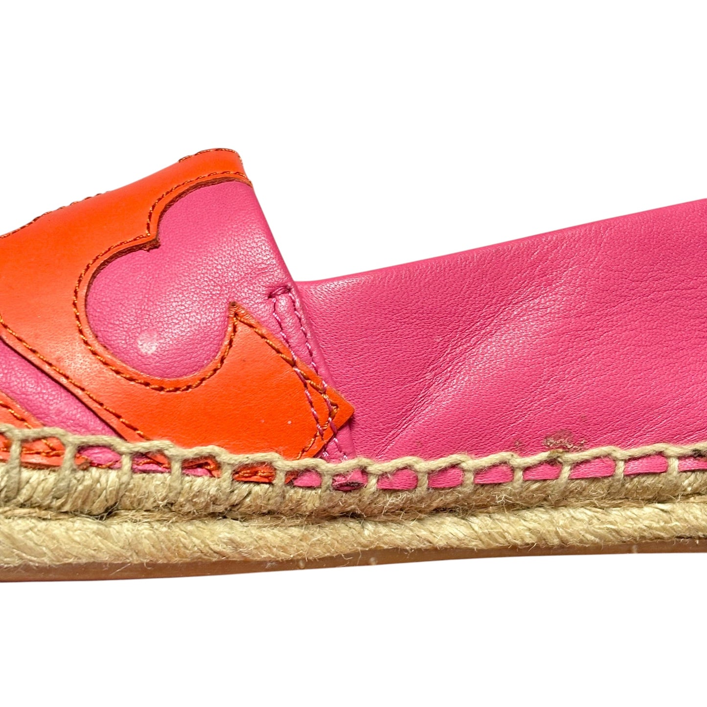 Shoes Designer By Tory Burch In Orange & Pink, Size: 8