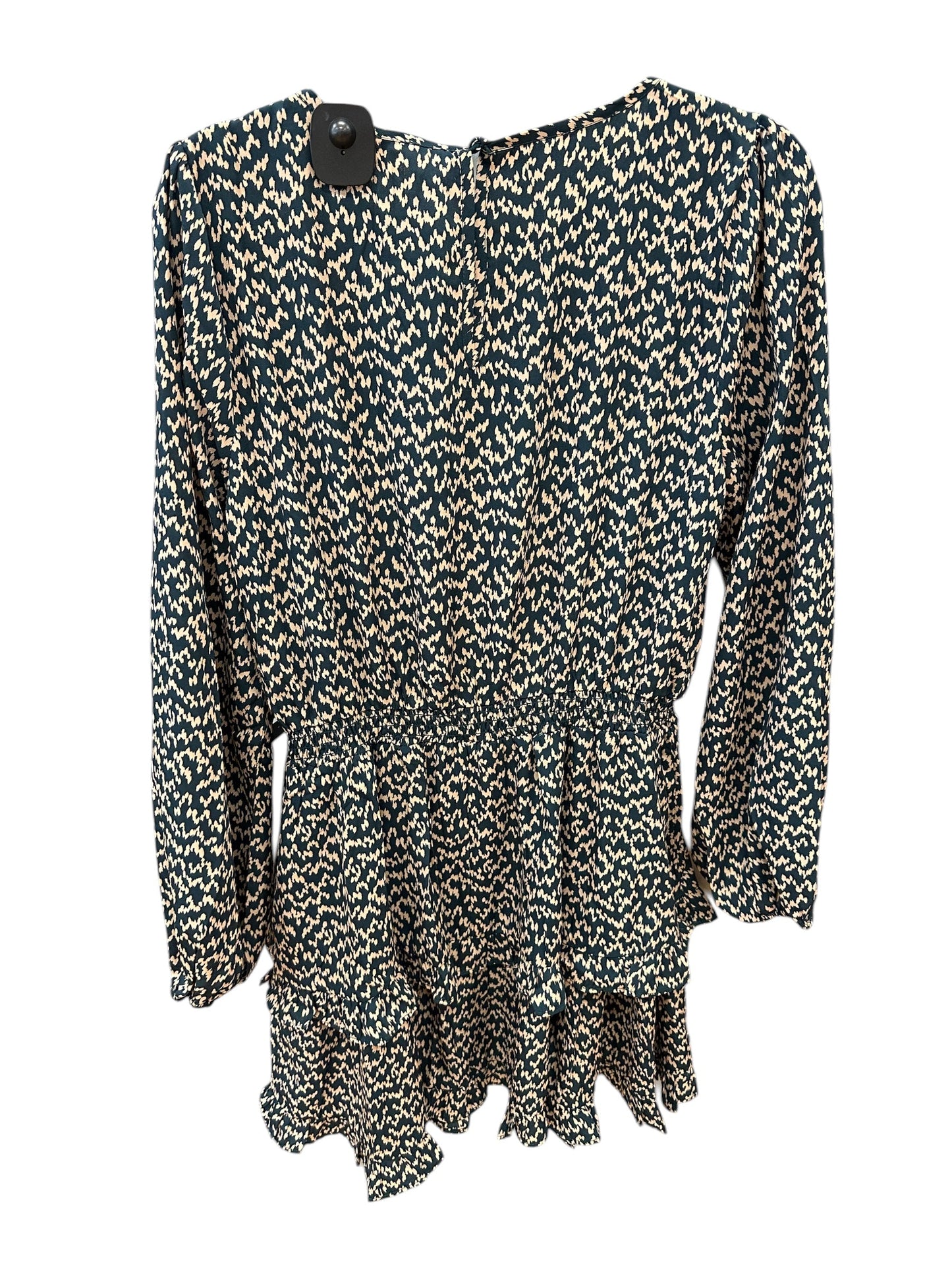 Dress Casual Short By Hem & Thread In Green & Tan, Size:L