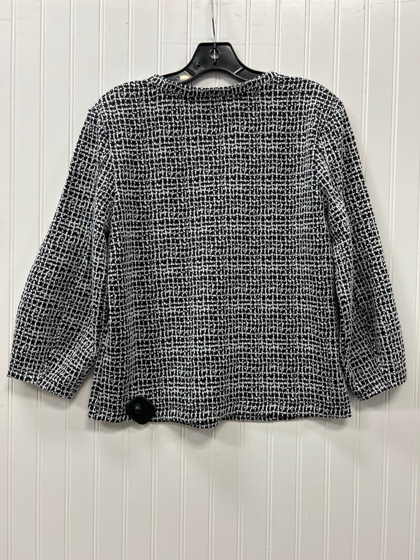 Top Ls Designer By Karl Lagerfeld In Black & White, Size:S