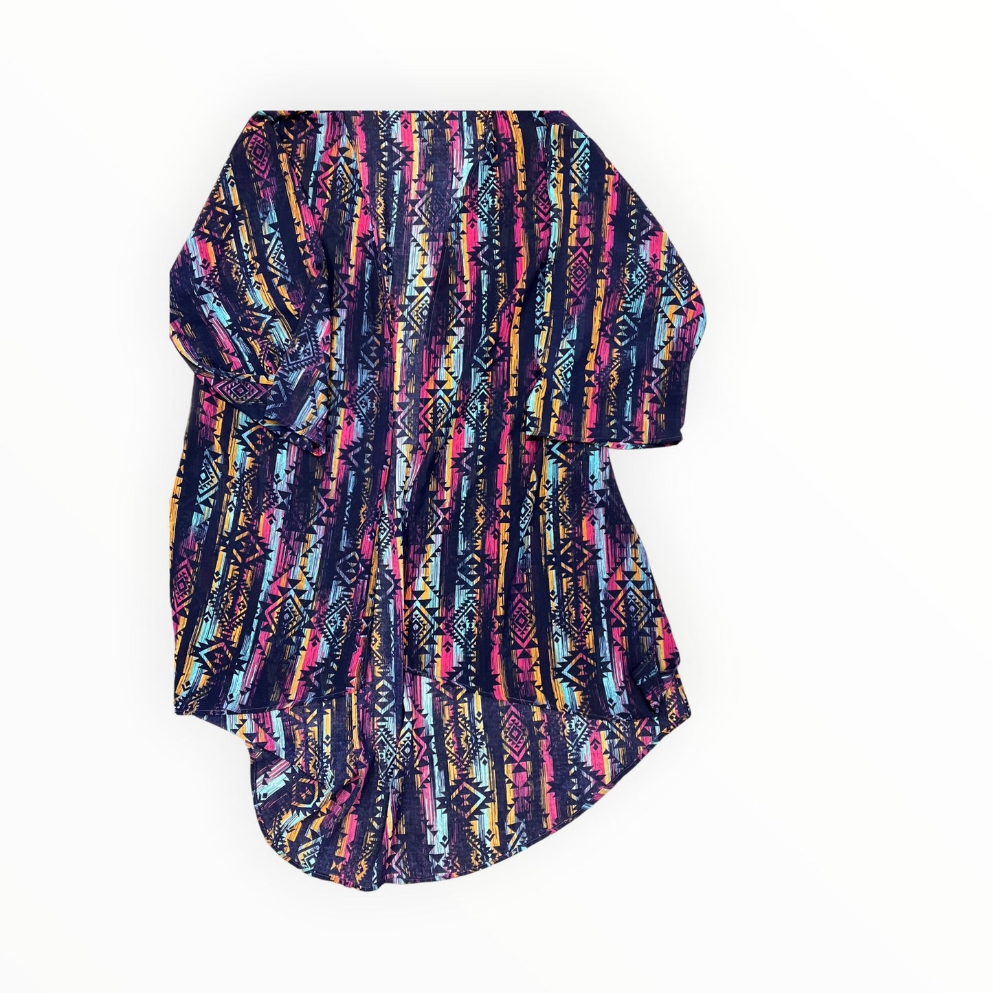 Cardigan By Lucky & Blessed In Multi, Size:Xl