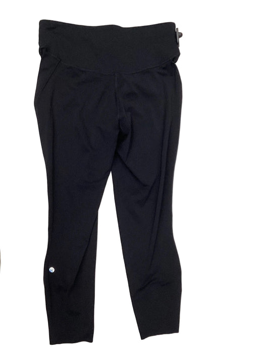 Athletic Leggings By Lululemon In Black, Size:12