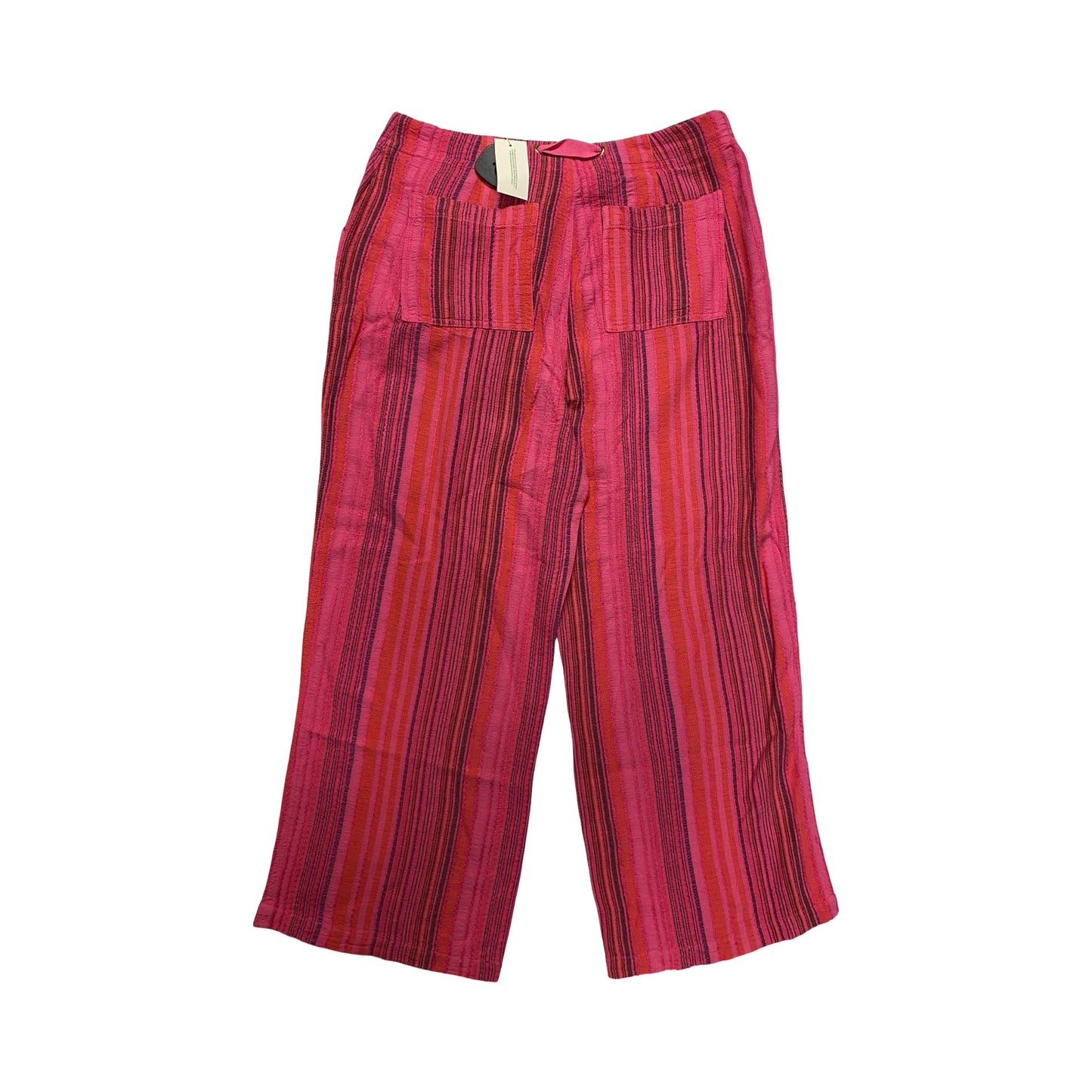 Pants Cropped By Sundance In Pink & Red, Size:M