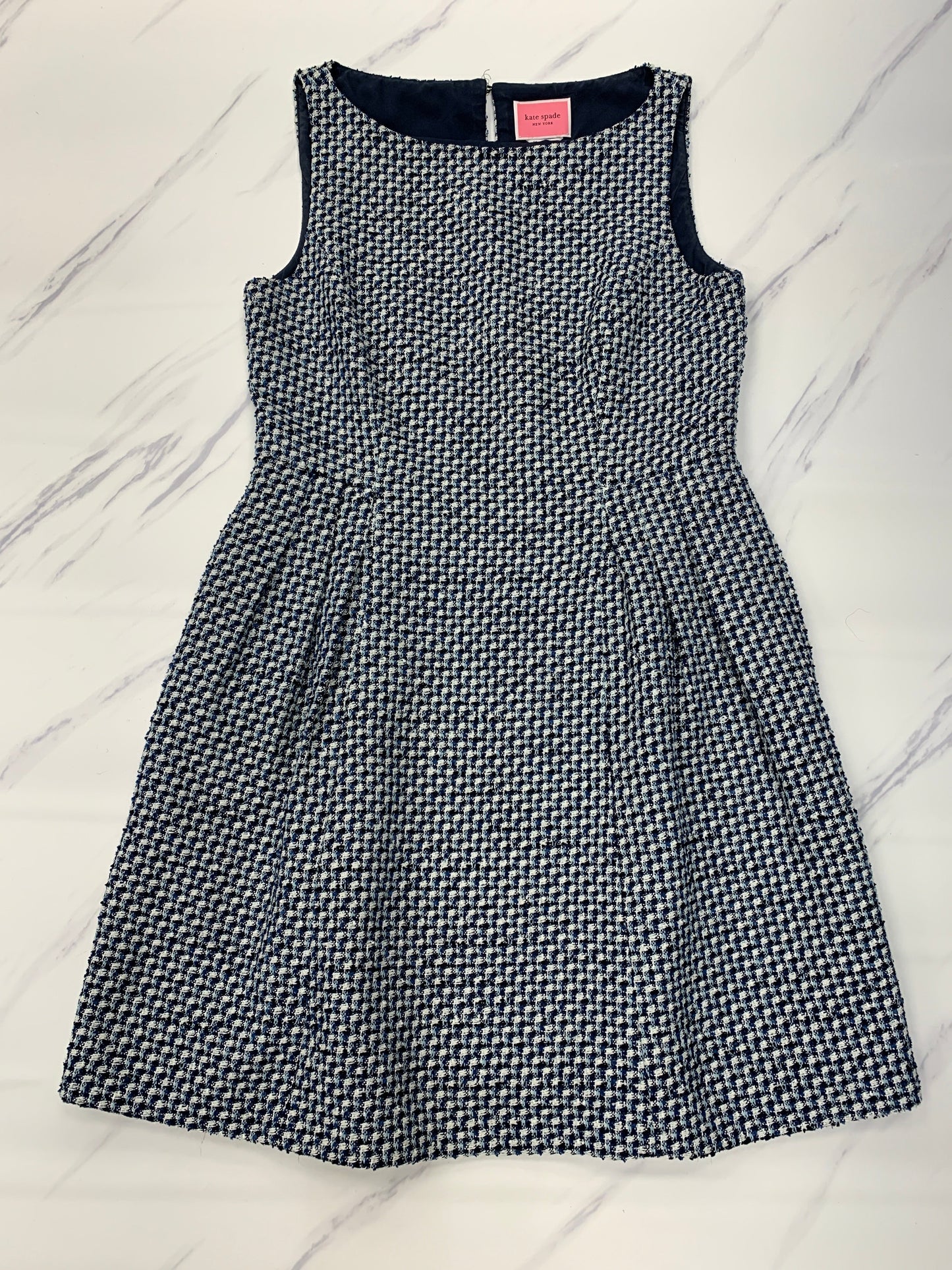 Dress Designer By Kate Spade In Blue & White, Size:12