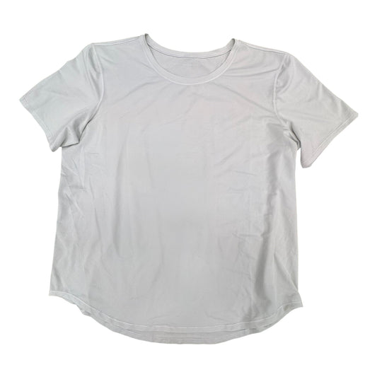 Athletic Top Ss By Lululemon In Ivory, Size:M
