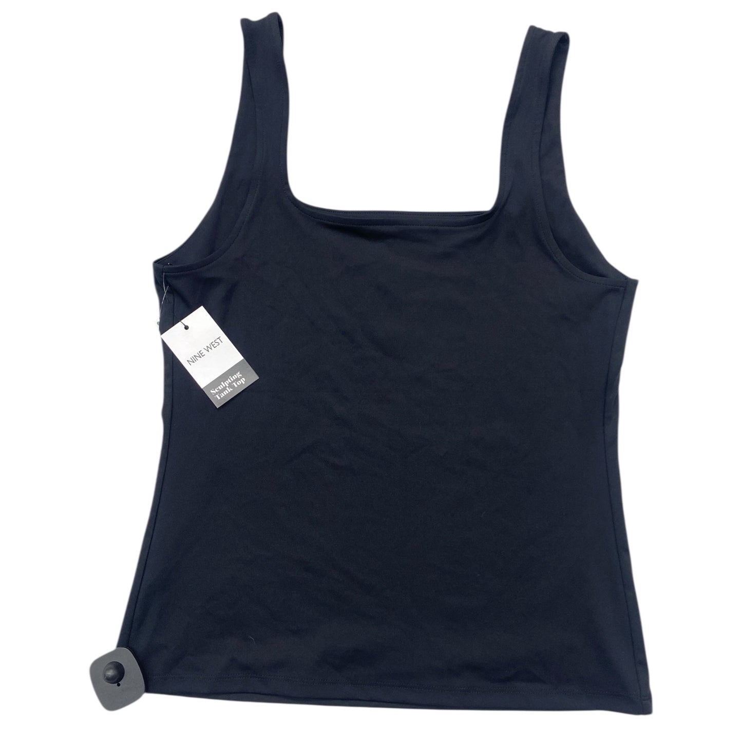 Top Sleeveless Basic By Nine West In Black, Size:L