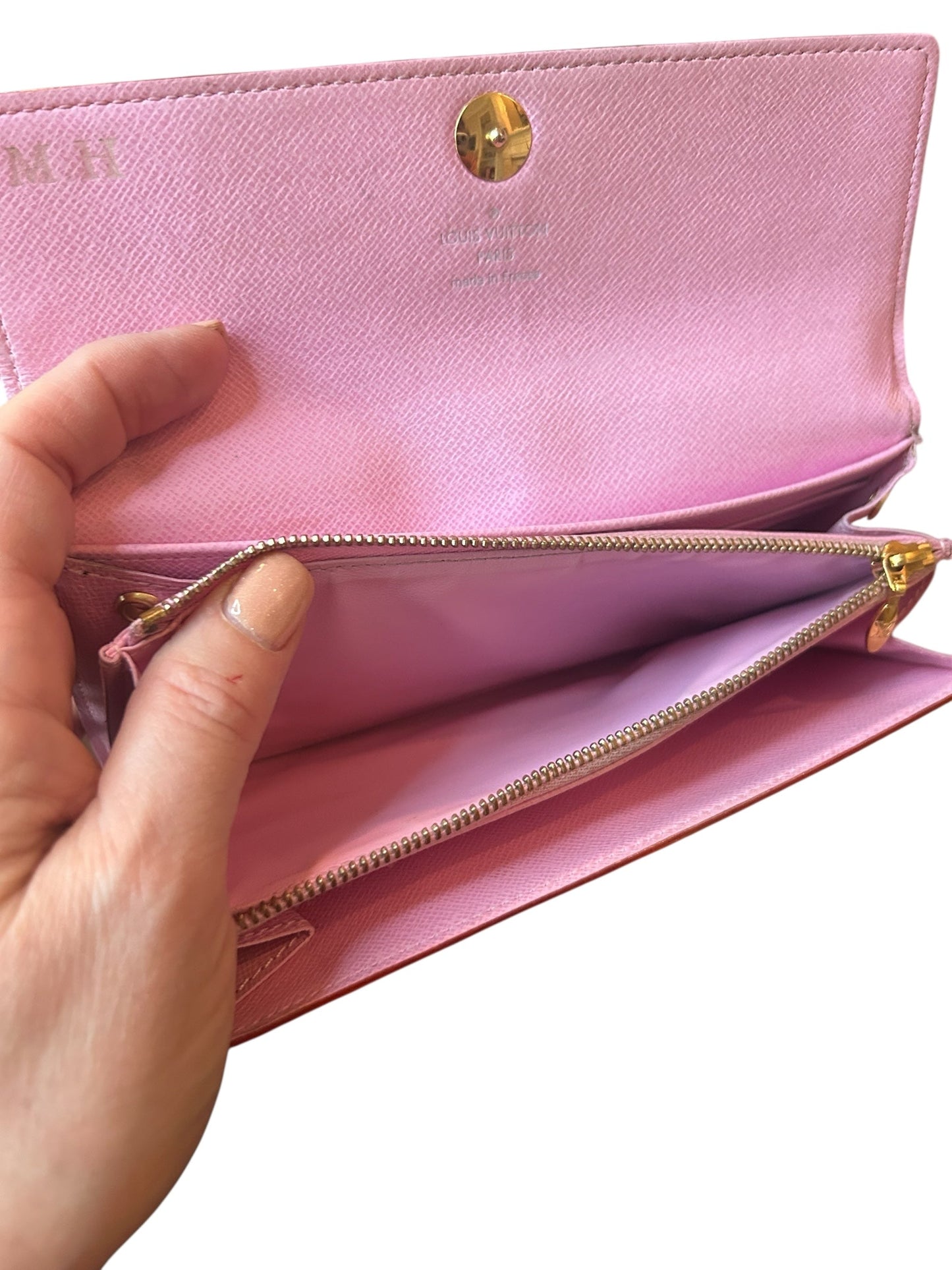 Wallet Luxury Designer By Louis Vuitton, Size: Large