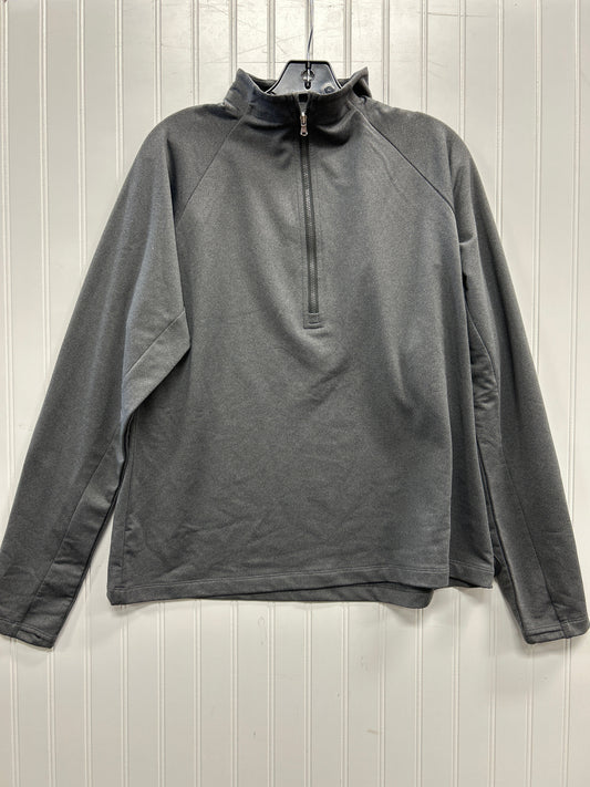 Athletic Top Ls Collar By Under Armour In Grey, Size:Xl
