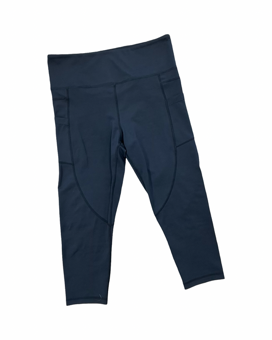 Athletic Leggings Capris By Zyia In Black, Size:L