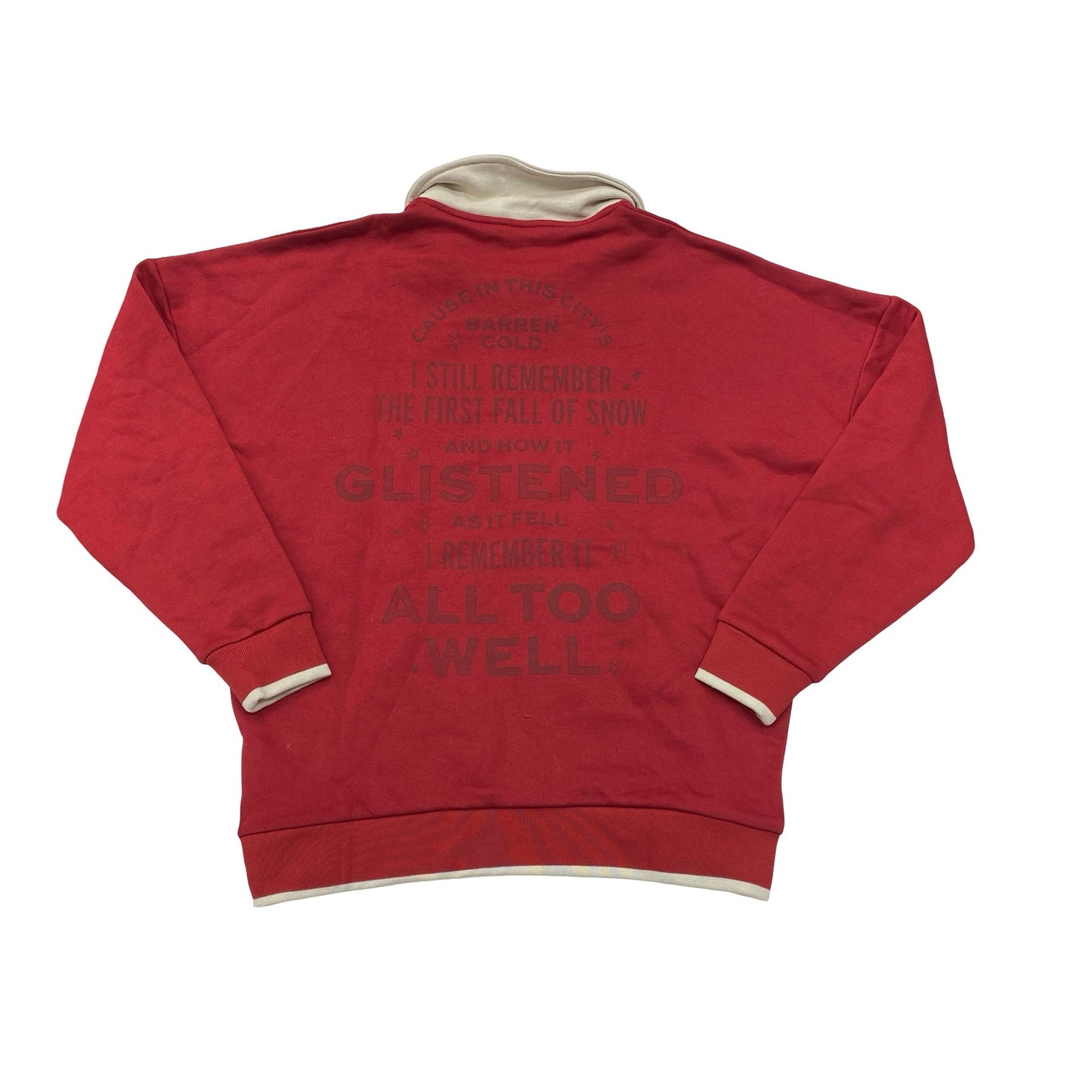 Sweatshirt Collar By Taylor Swift Red In Red & Tan, Size:M