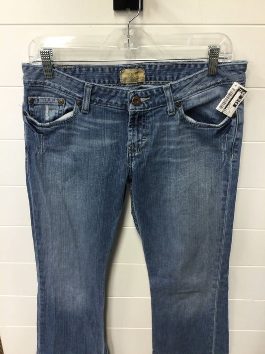 Jeans Flared By Bke In Blue Denim, Size:8