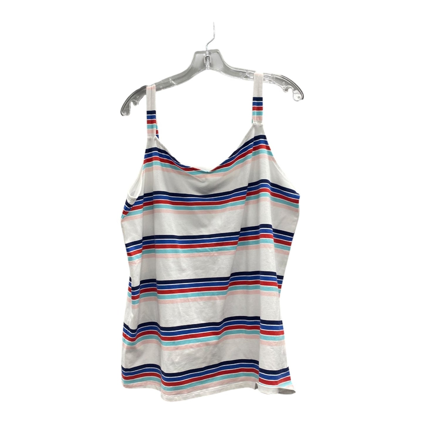 Tank Top By Torrid In Blue & Red & White, Size:4X