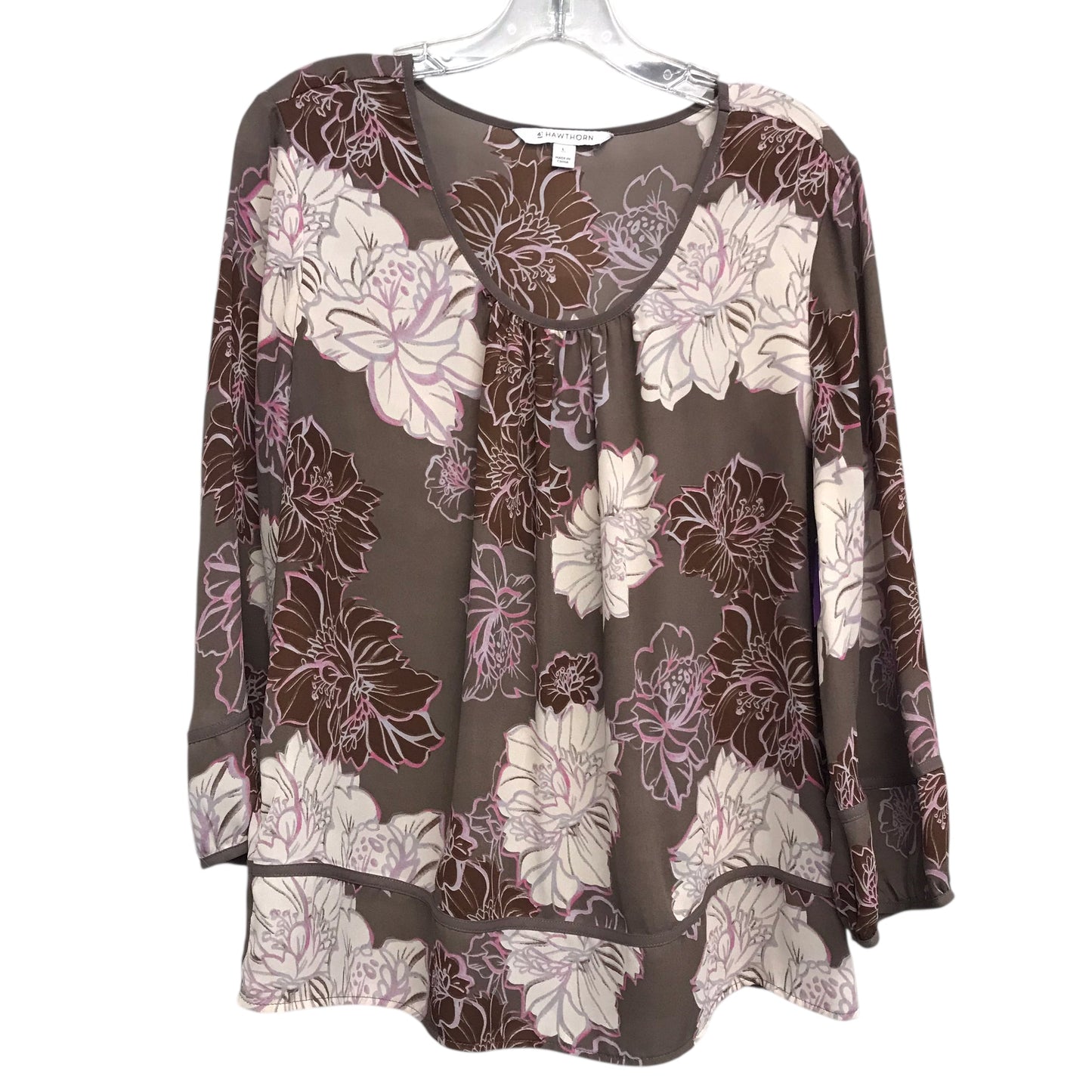 Top Ls By 41 Hawthorn In Floral Print, Size:L